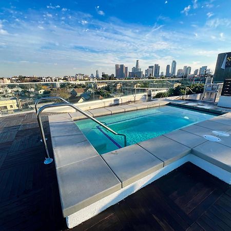 Downtown Los Angeles Skyline Balcony View Modern Penthouse Dış mekan fotoğraf