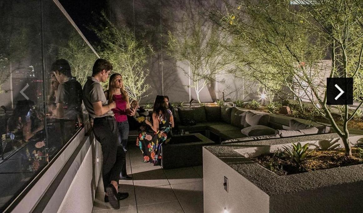 Downtown Los Angeles Skyline Balcony View Modern Penthouse Dış mekan fotoğraf