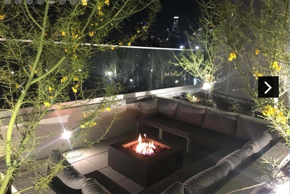 Downtown Los Angeles Skyline Balcony View Modern Penthouse Dış mekan fotoğraf